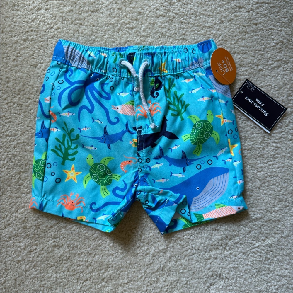 NWT Gymboree Swim Trunks with SPF